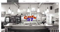 Desktop Screenshot of cafe57.de