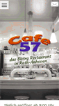 Mobile Screenshot of cafe57.de